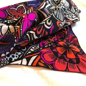 Trina Turk Silk Floral Statement Scarf